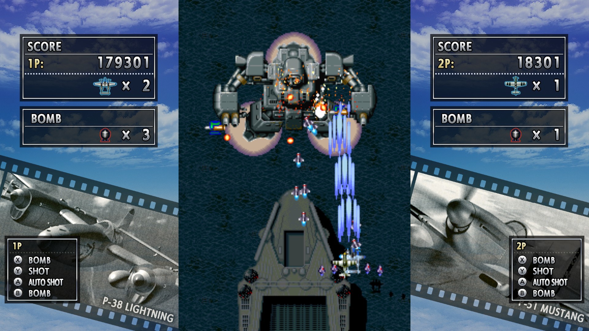 Скриншот из игры Strikers 1945 - 16