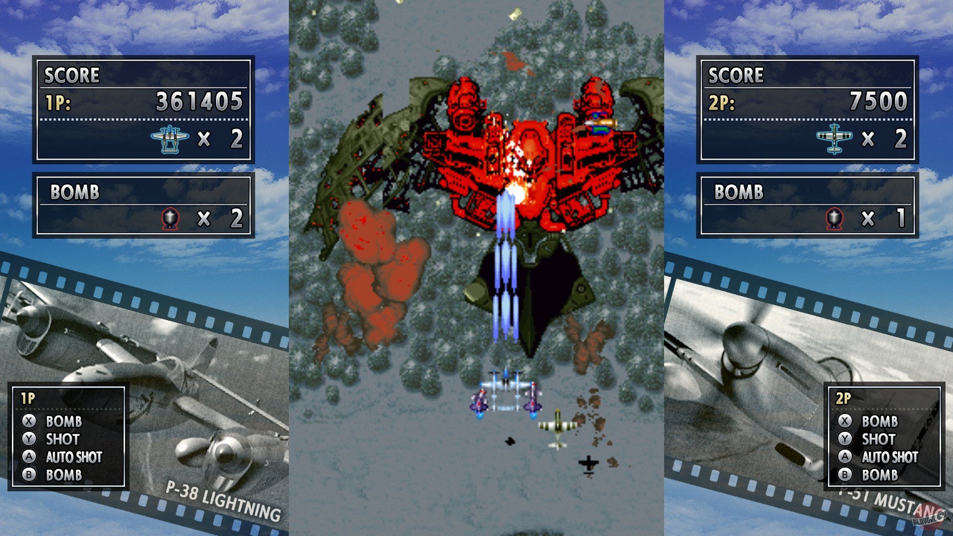 Скриншот из игры Strikers 1945 - 10