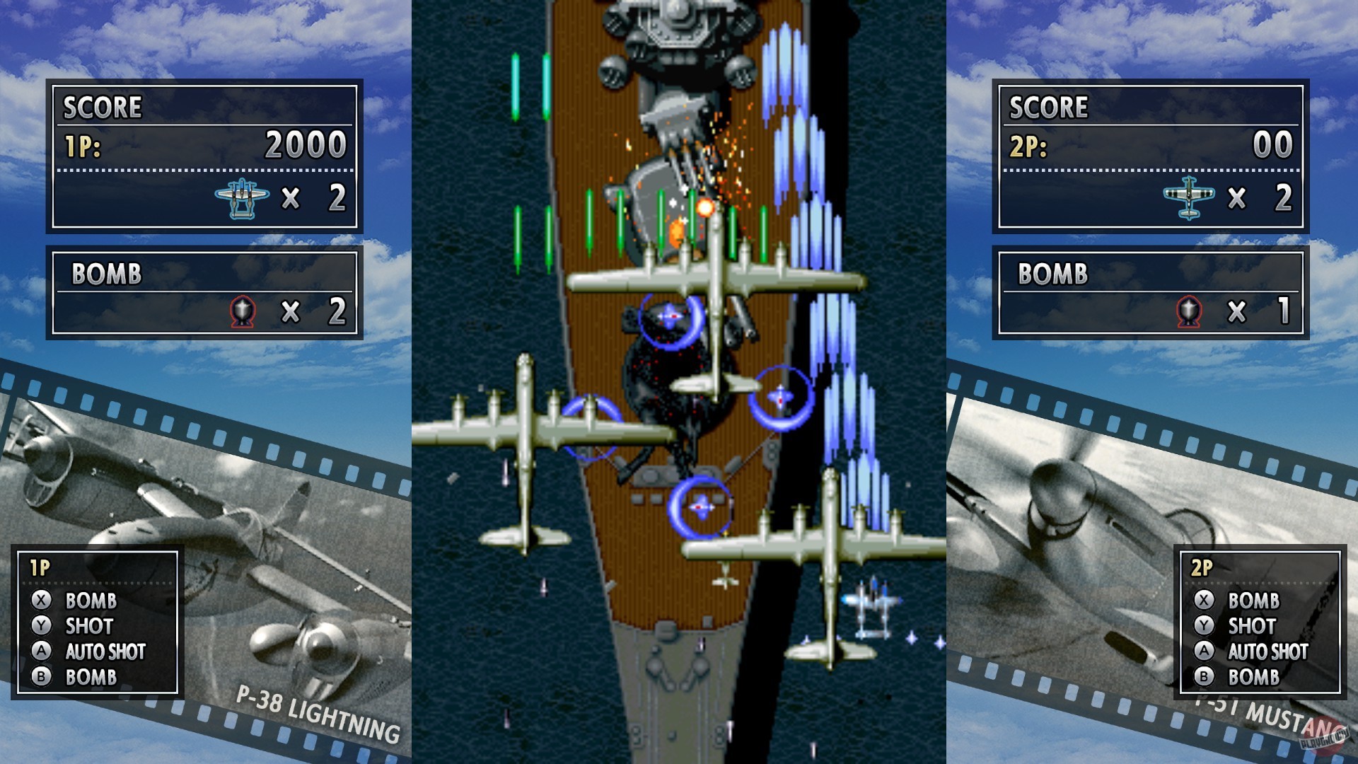 Скриншот из игры Strikers 1945 - 8