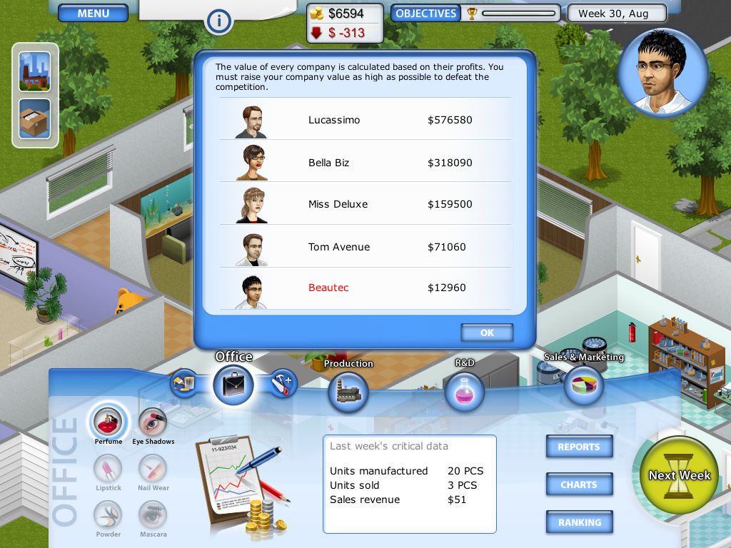 Скриншот из игры Beauty Factory - 12