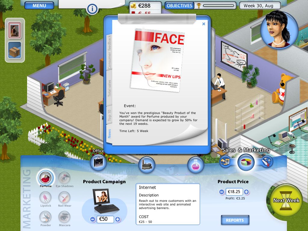 Скриншот из игры Beauty Factory - 9