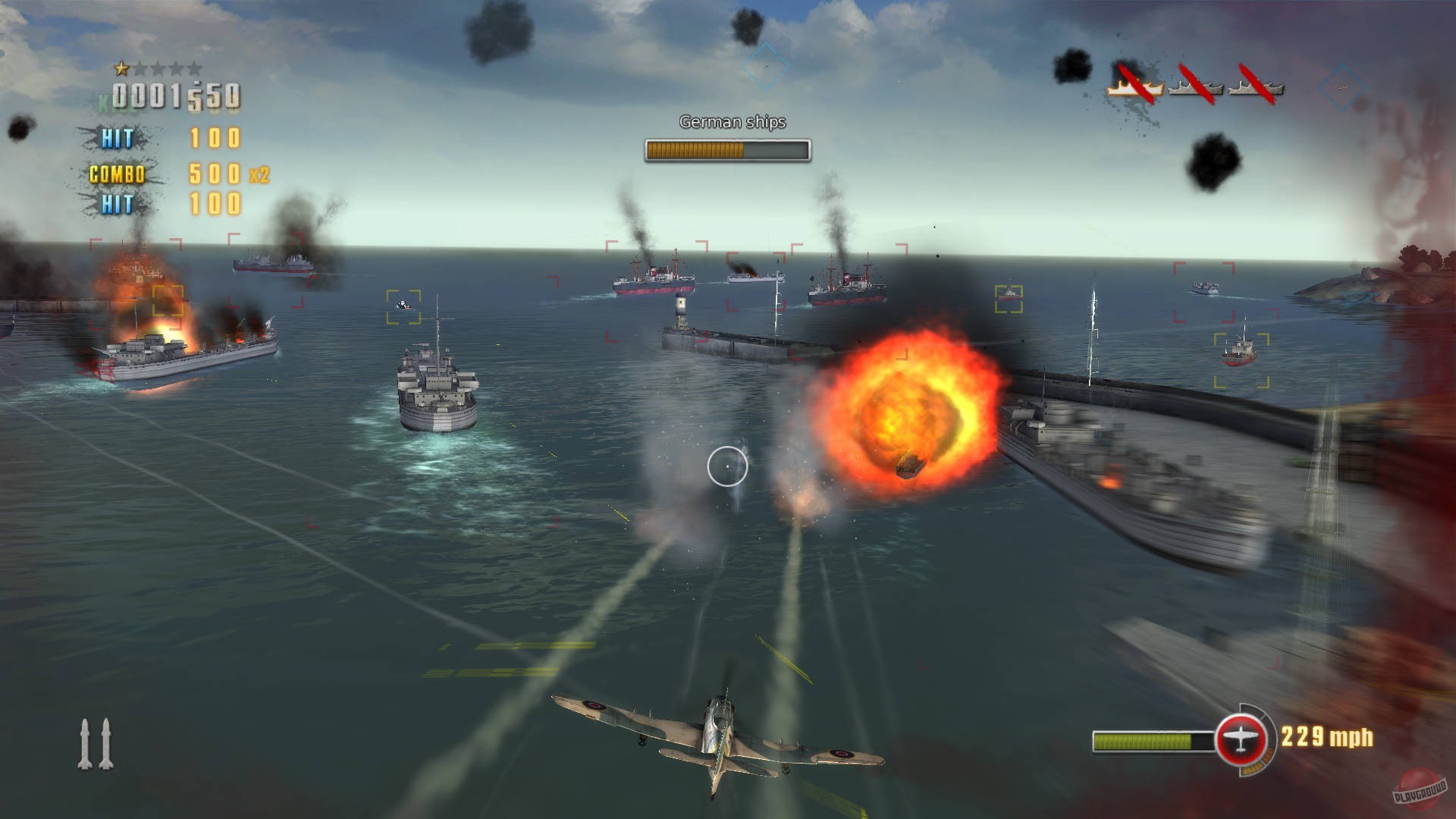 Скриншот из игры Dogfight 1942 - 70