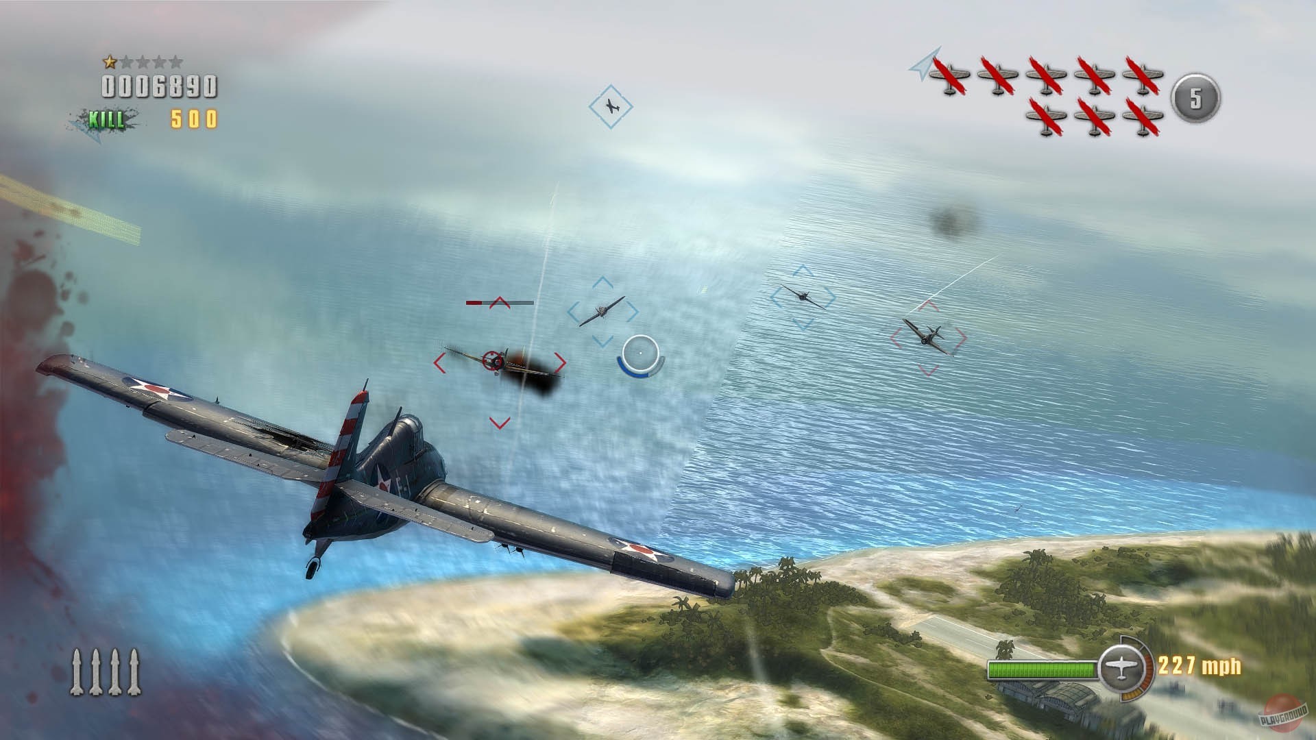 Скриншот из игры Dogfight 1942 - 16