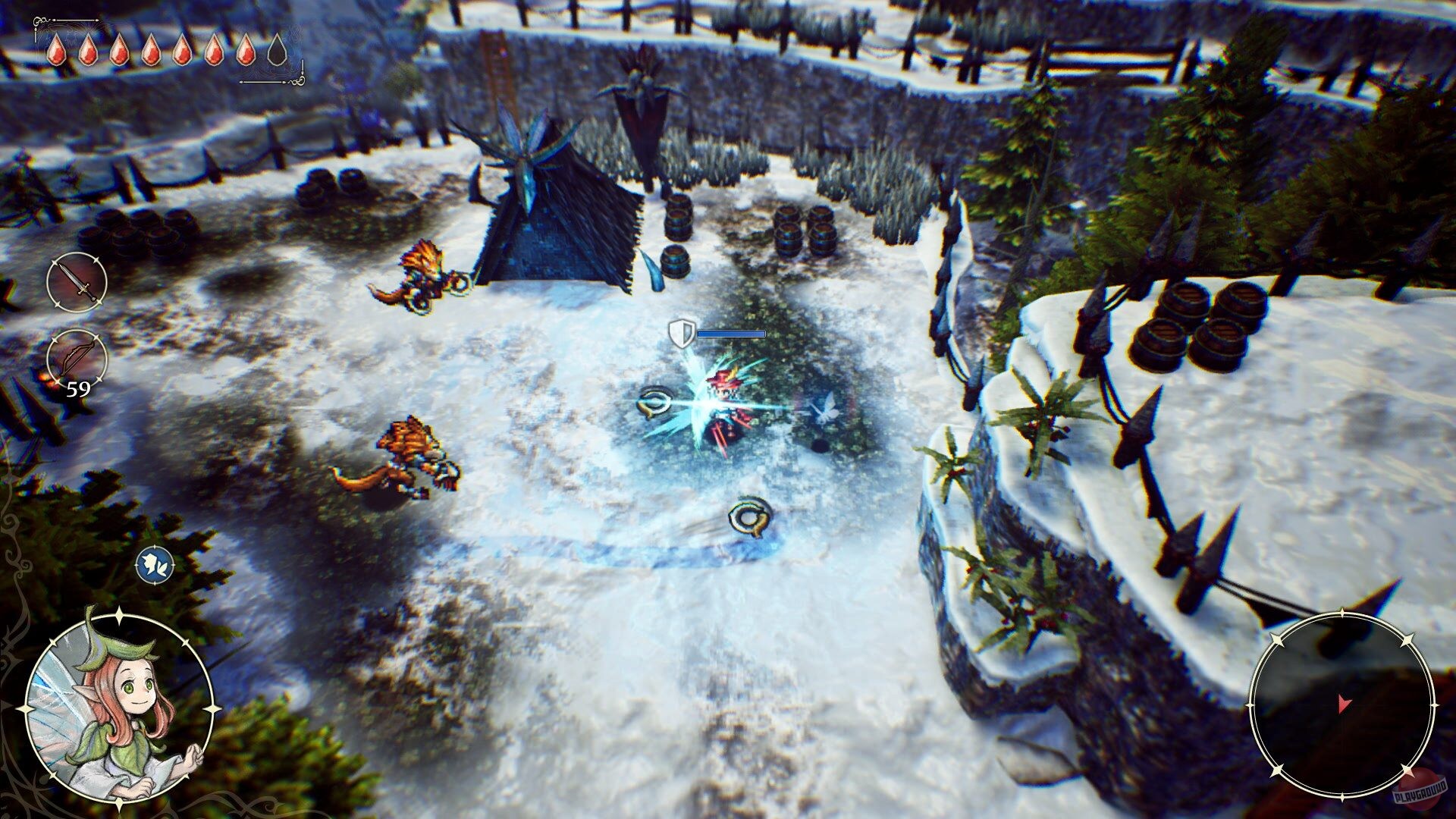 Скриншот из игры The Adventures of Elliot: The Millennium Tales - 1