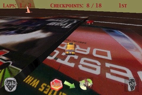 Скриншот из игры MicroKart - 3