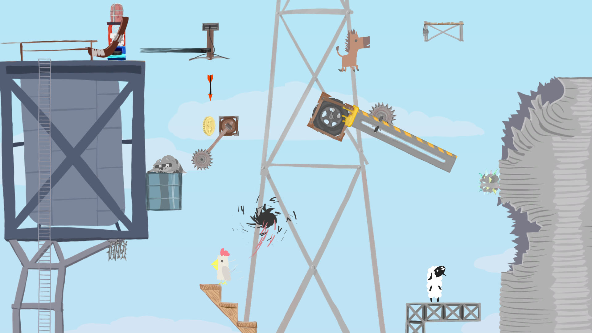 Скриншот из игры Ultimate Chicken Horse - 50