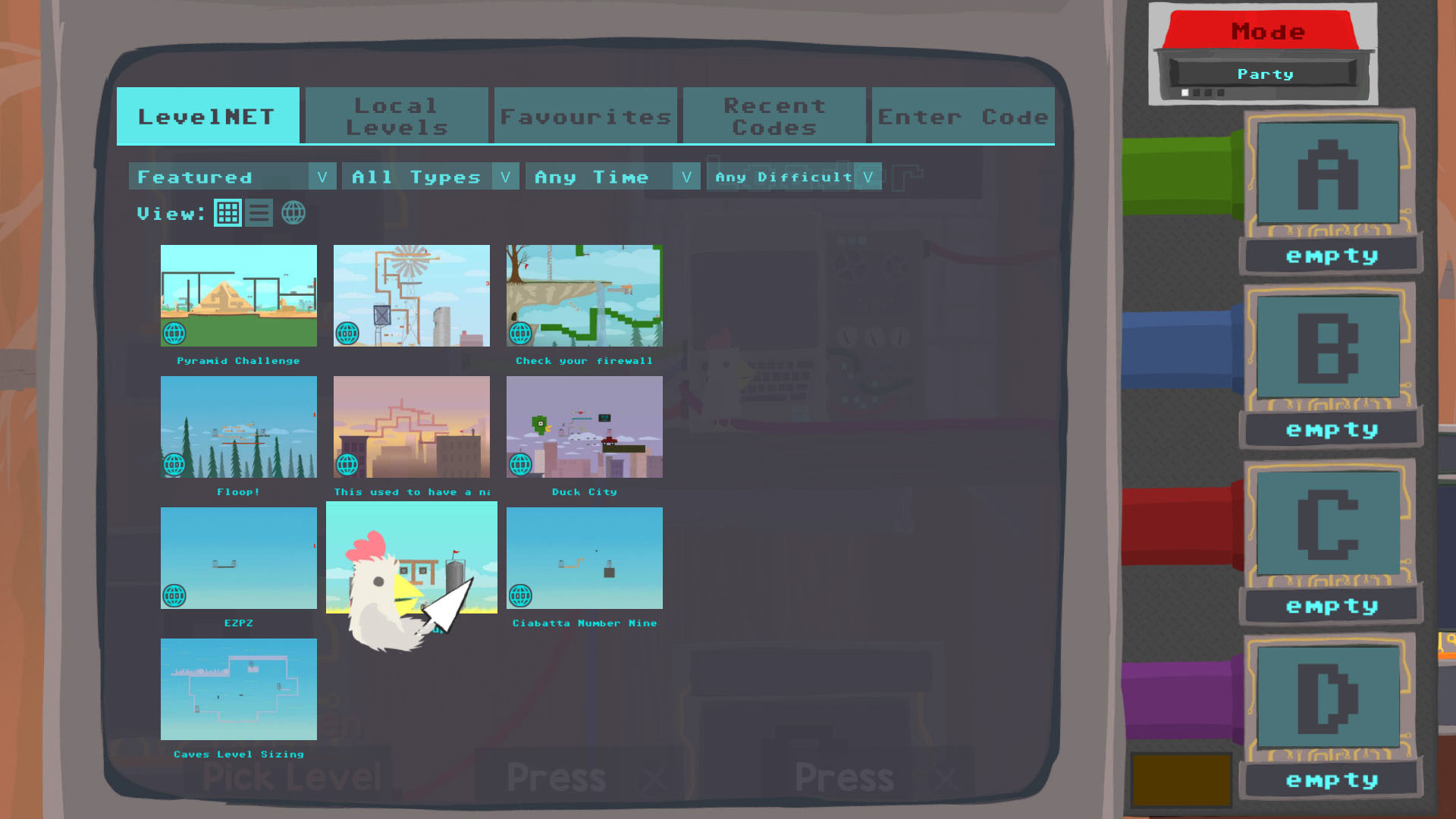 Скриншот из игры Ultimate Chicken Horse - 44