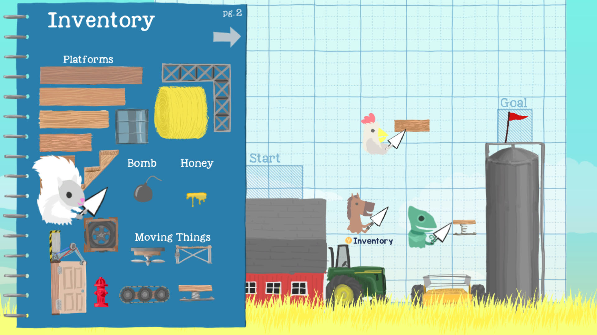 Скриншот из игры Ultimate Chicken Horse - 51