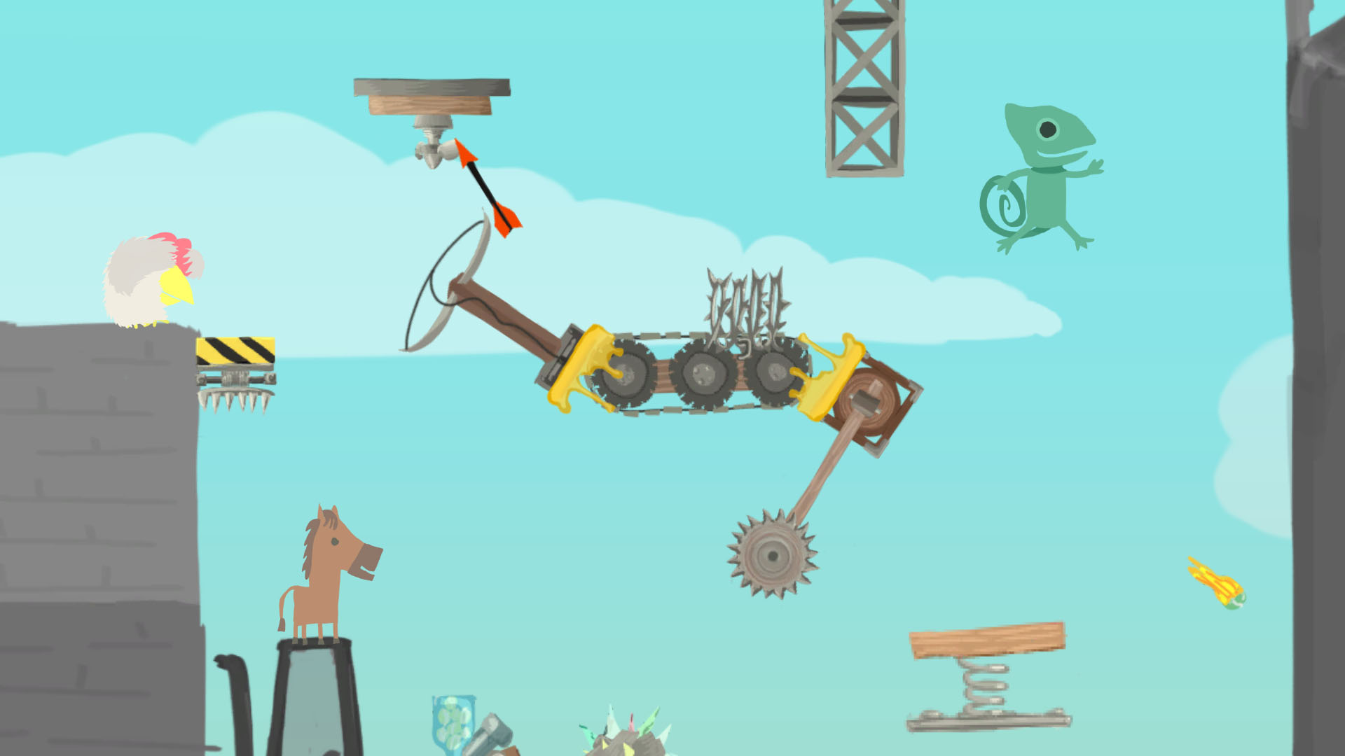 Скриншот из игры Ultimate Chicken Horse - 25