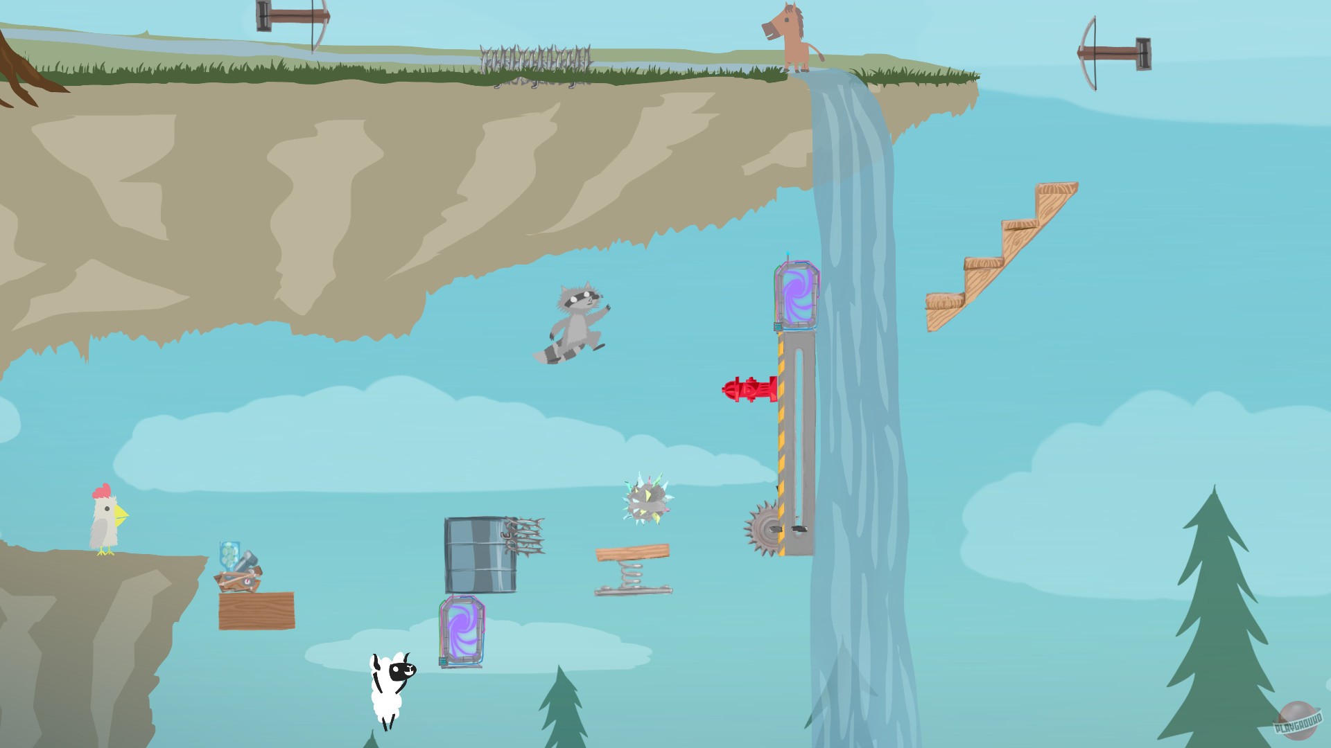 Скриншот из игры Ultimate Chicken Horse - 36