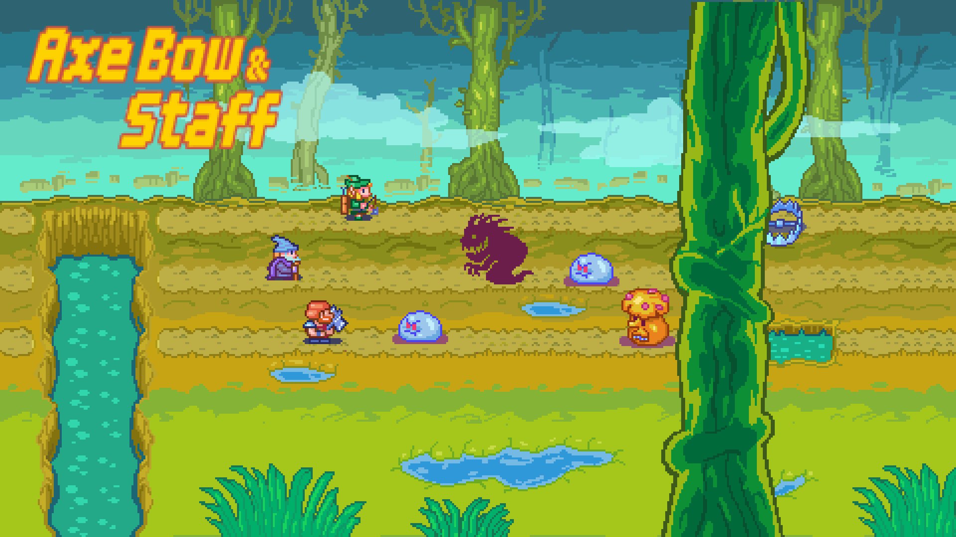 Скриншот из игры Axe, Bow & Staff - 1