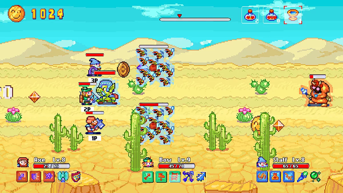 Скриншот из игры Axe, Bow & Staff - 2