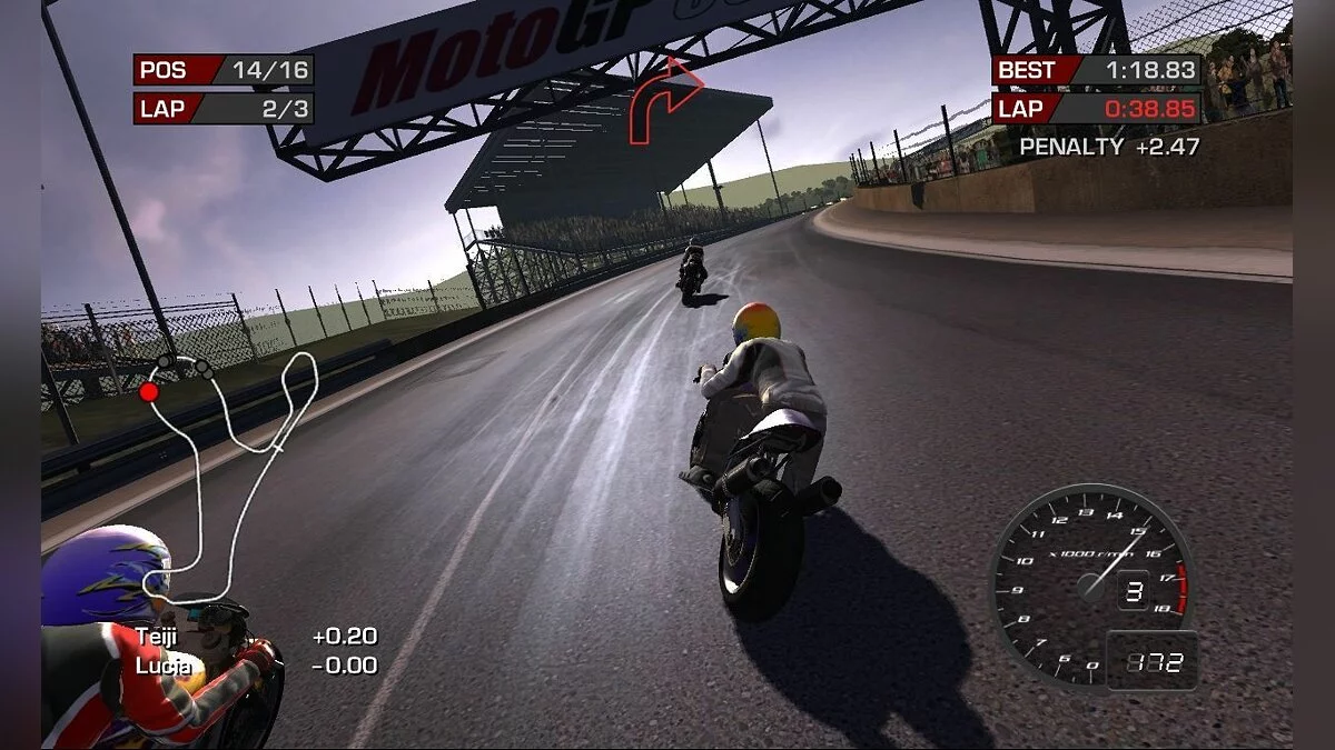 Скриншот из игры MotoGP 06 - 15