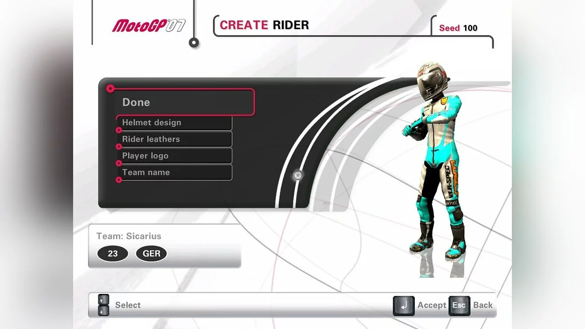 Скриншот из игры MotoGP '07 - 11