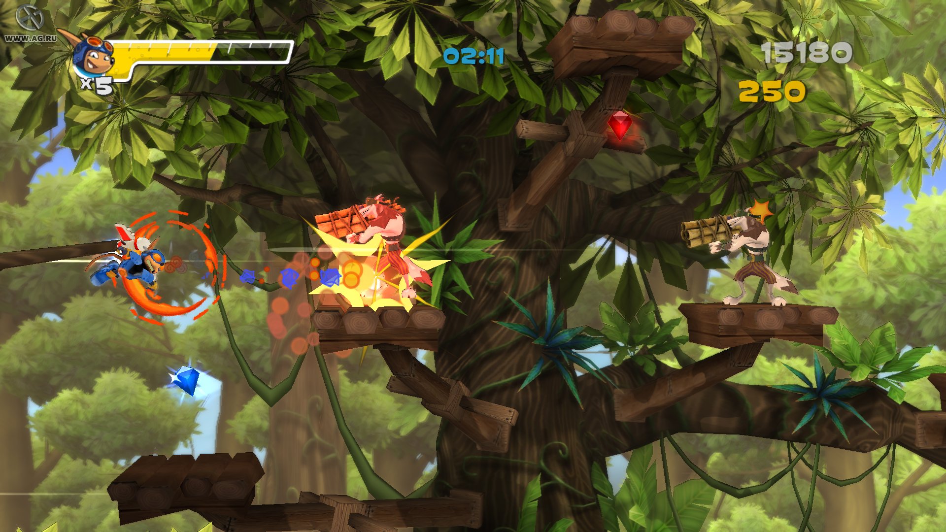 Скриншот из игры Rocket Knight - 102