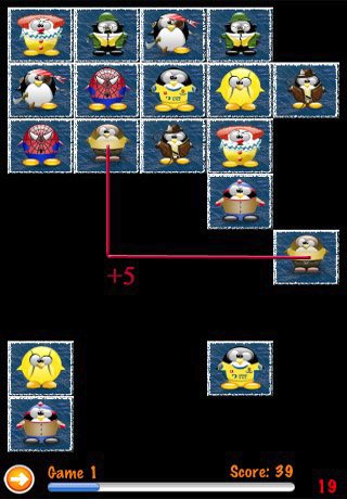 Скриншот из игры Penguin Links - 2