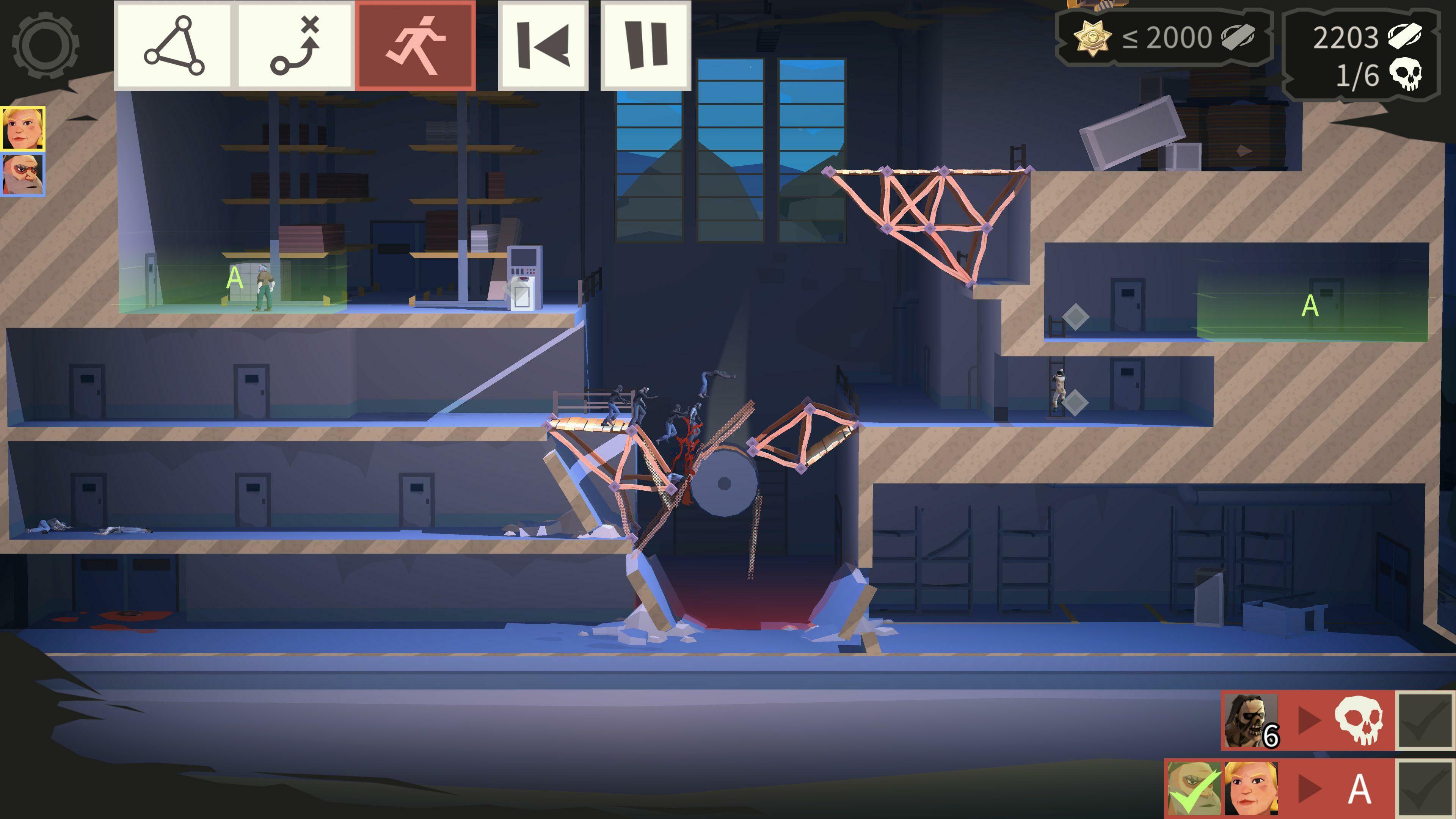 Скриншот из игры Bridge Constructor: The Walking Dead - 10