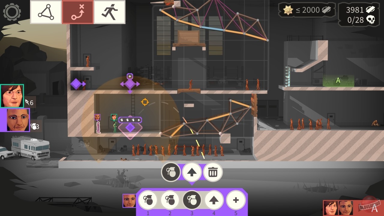 Скриншот из игры Bridge Constructor: The Walking Dead - 18