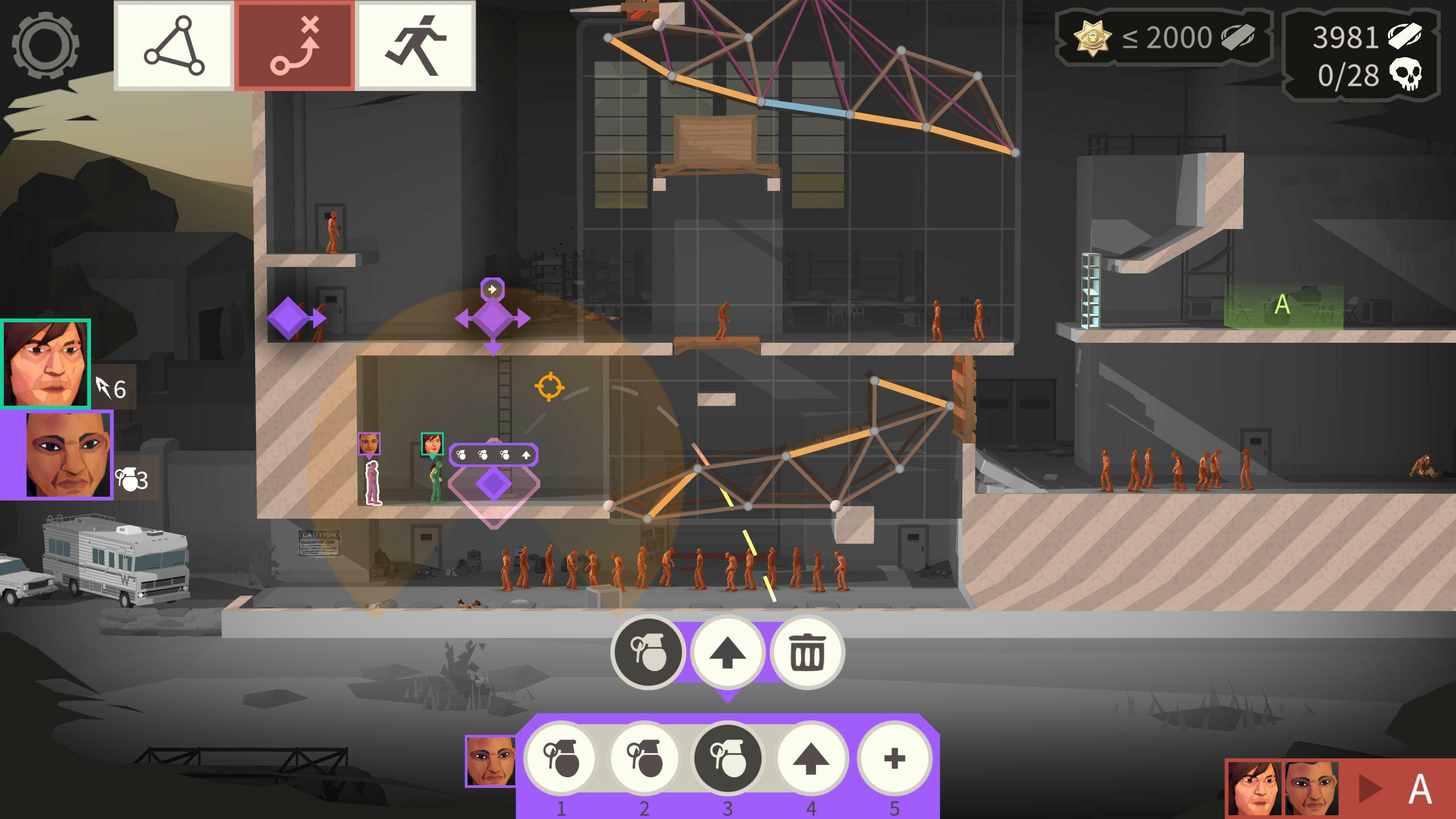 Скриншот из игры Bridge Constructor: The Walking Dead - 16