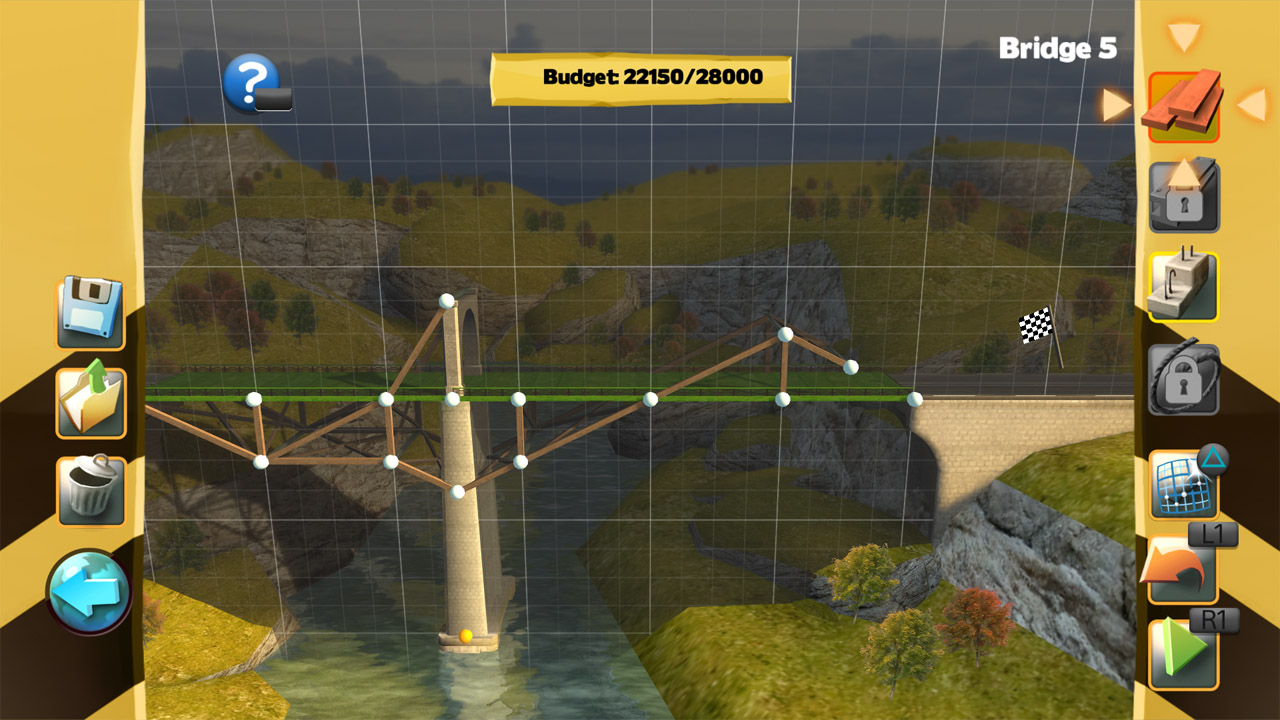 Скриншот из игры Bridge Constructor - 89