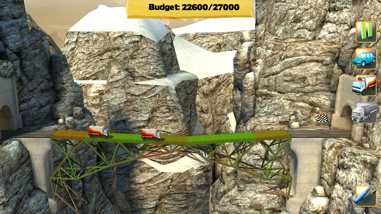 Скриншот из игры Bridge Constructor - 14