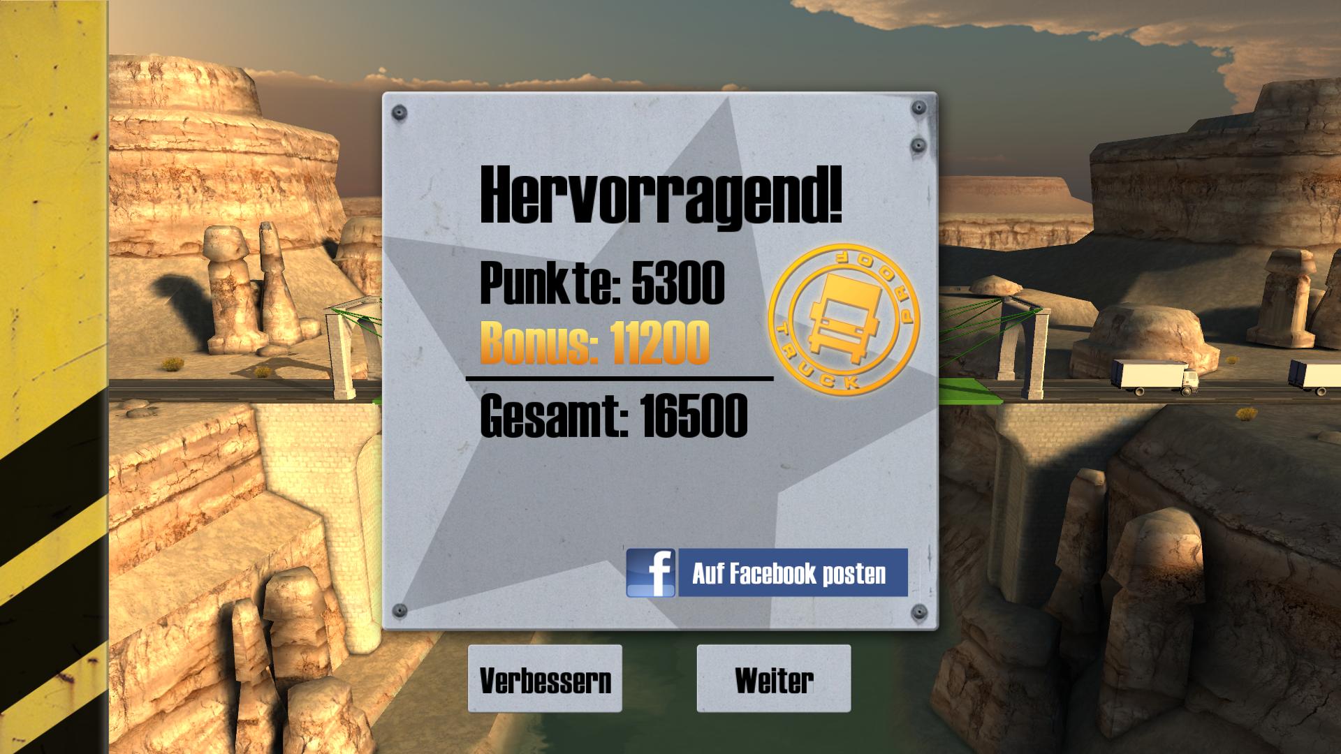 Скриншот из игры Bridge Constructor - 33