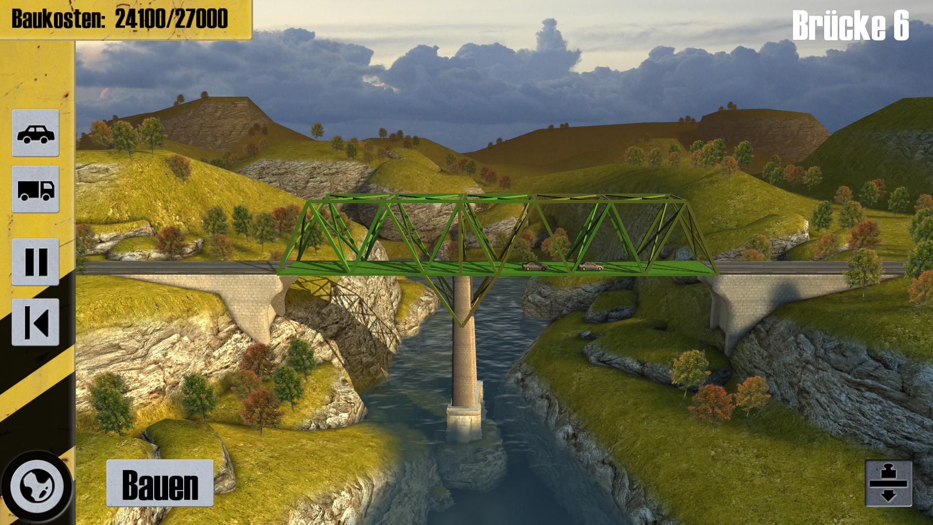 Скриншот из игры Bridge Constructor - 1