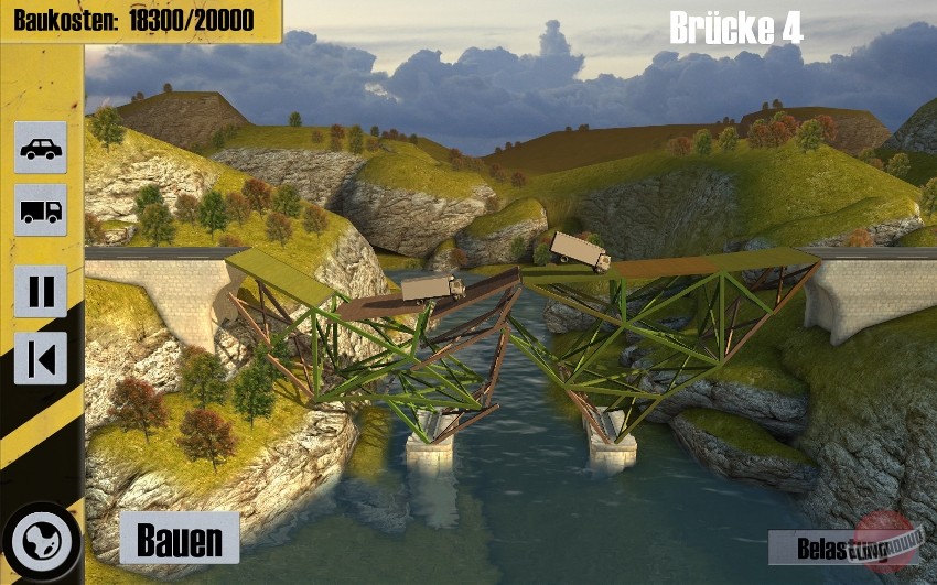 Скриншот из игры Bridge Constructor - 3