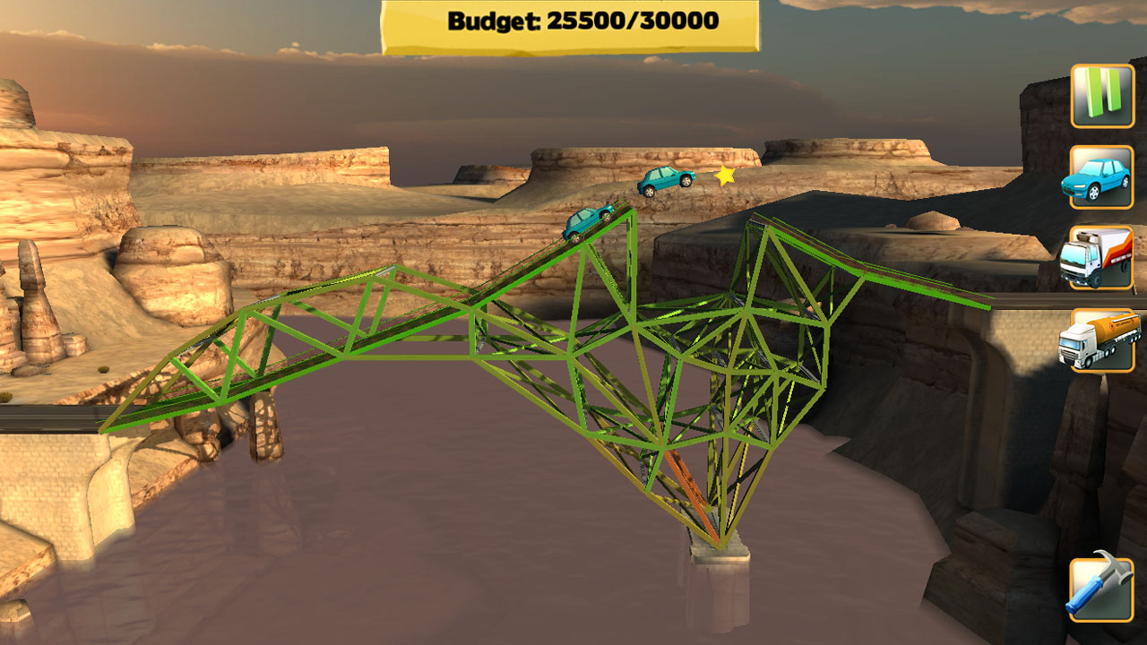 Скриншот из игры Bridge Constructor - 16
