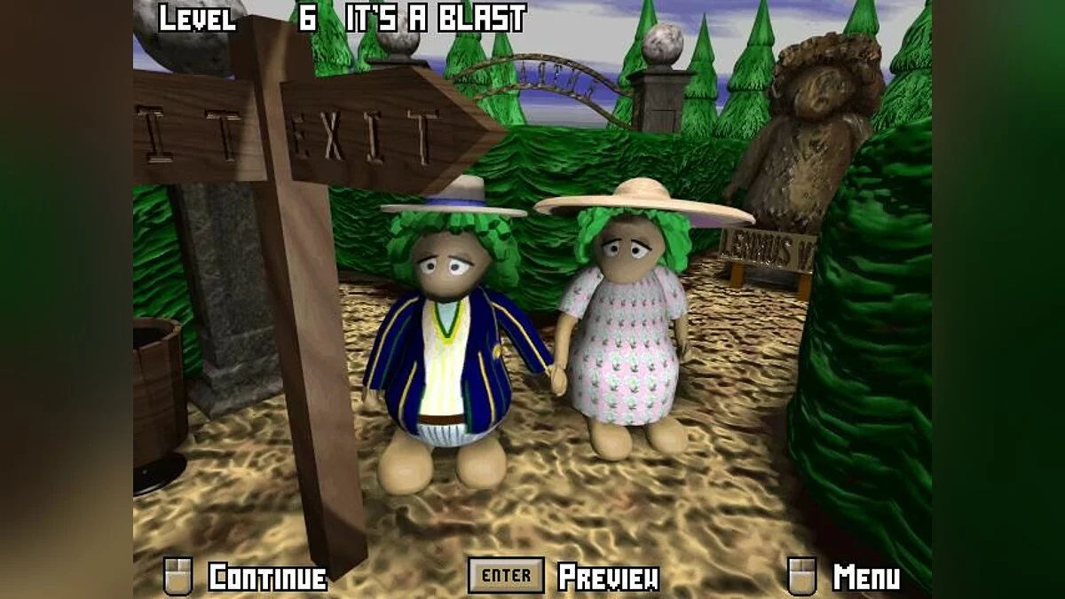 Скриншот из игры Lemmings 3D - 1