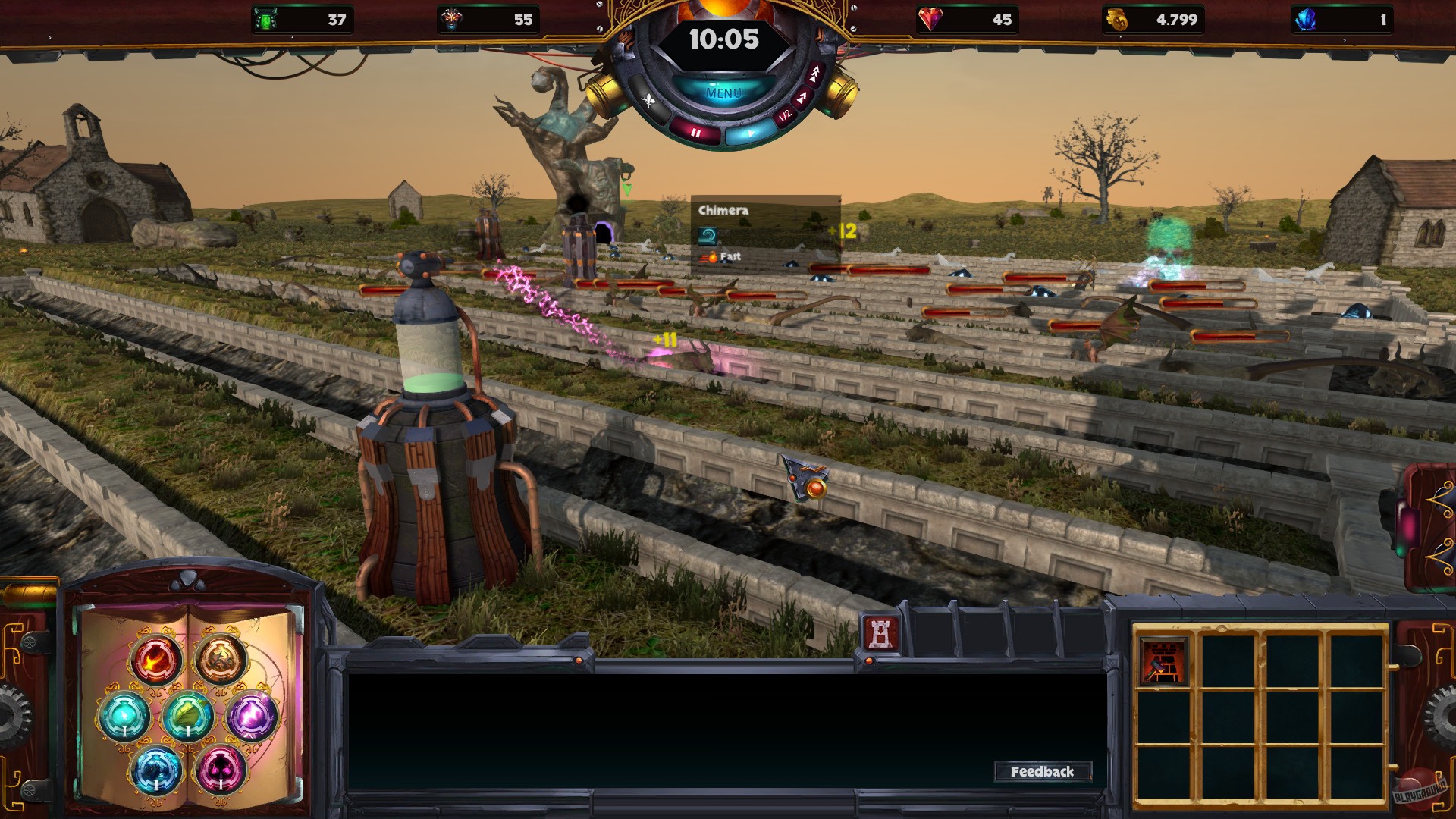 Скриншот из игры Elemental War - 2