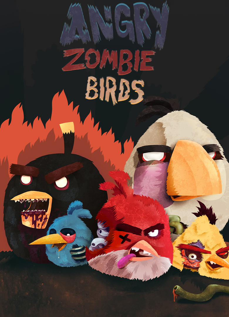Обложка игры Angry Zombie Birds