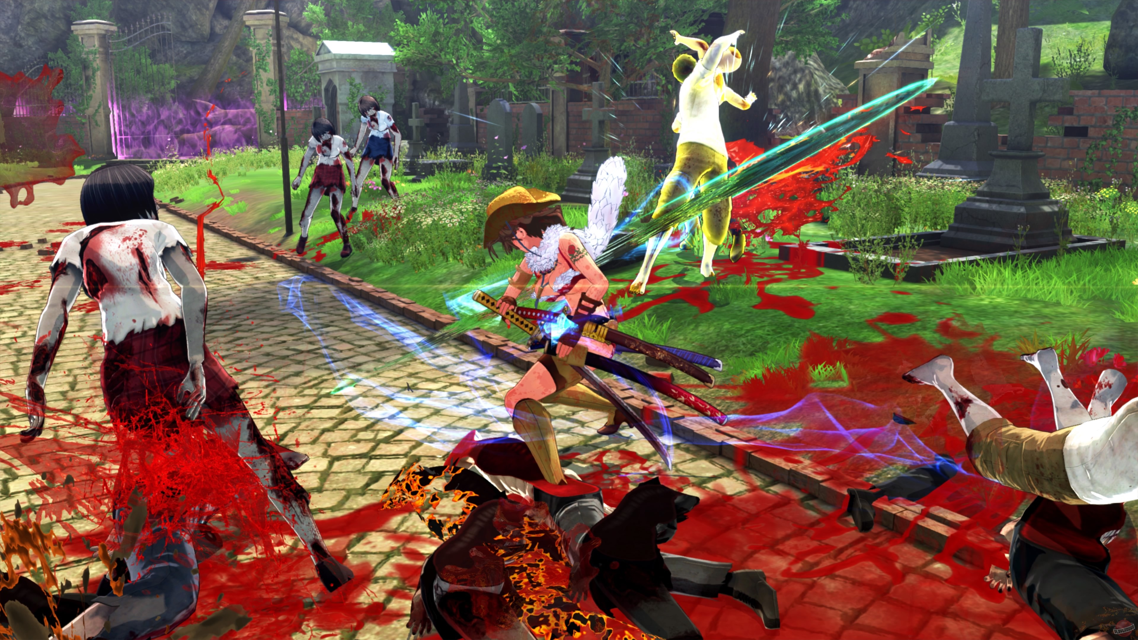 Скриншот из игры Oneechanbara Origin - 6