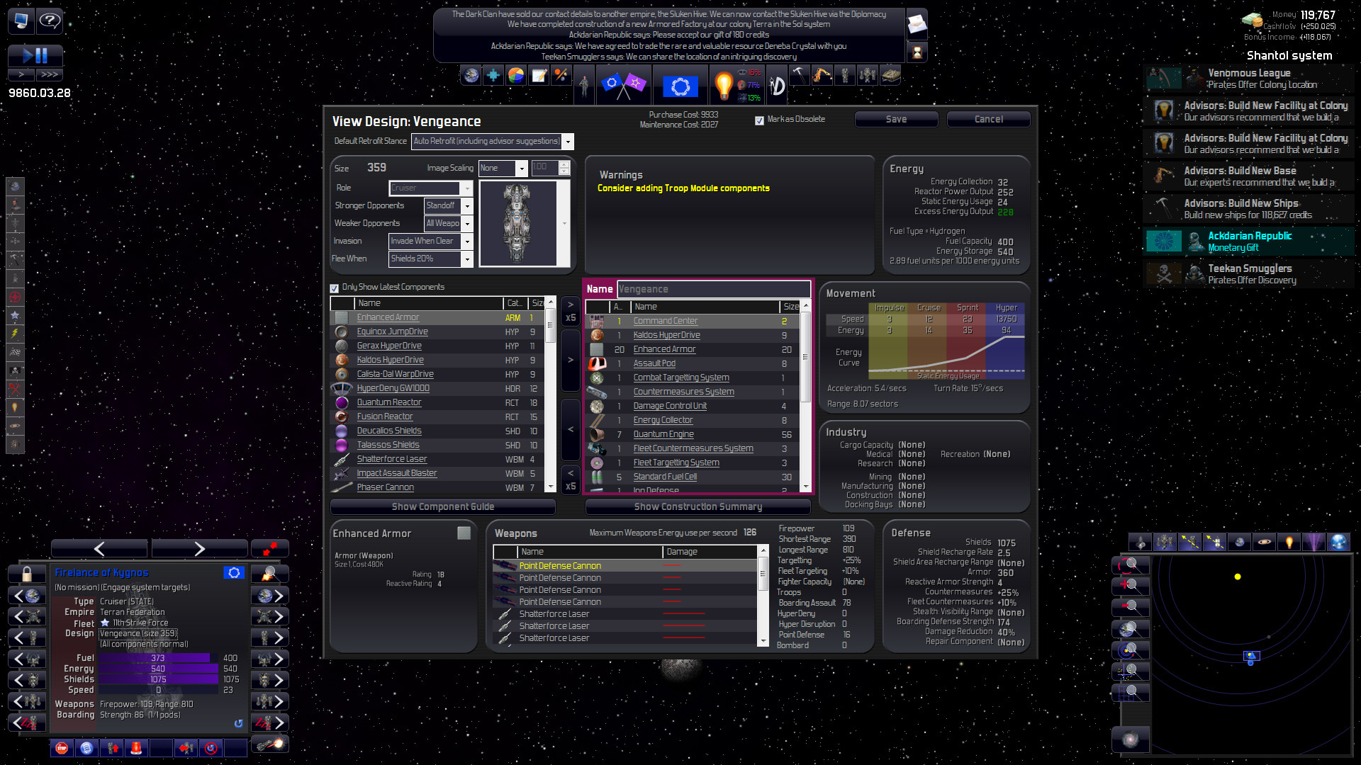 Скриншот из игры Distant Worlds: Universe - 22