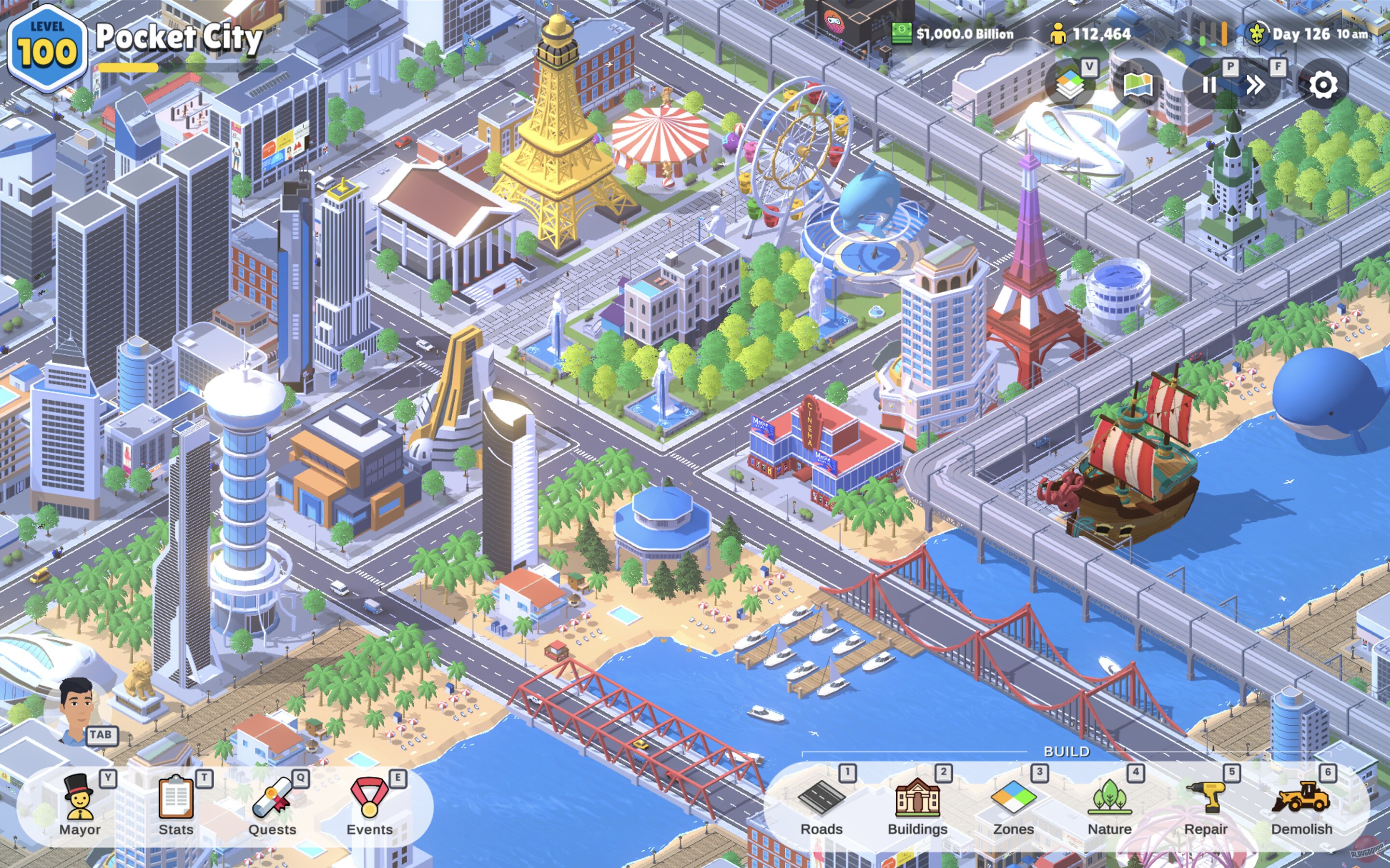 Скриншот из игры Pocket City 2 - 4