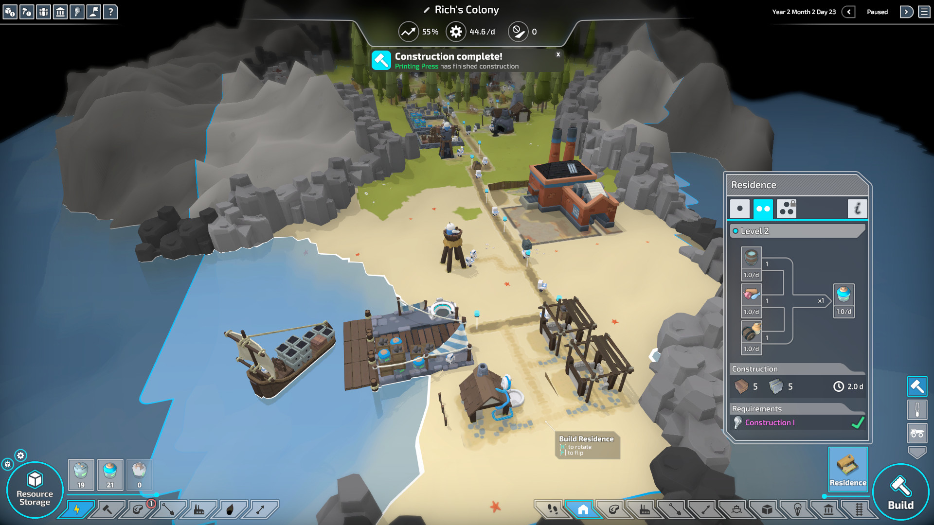 Скриншот из игры The Colonists - 33