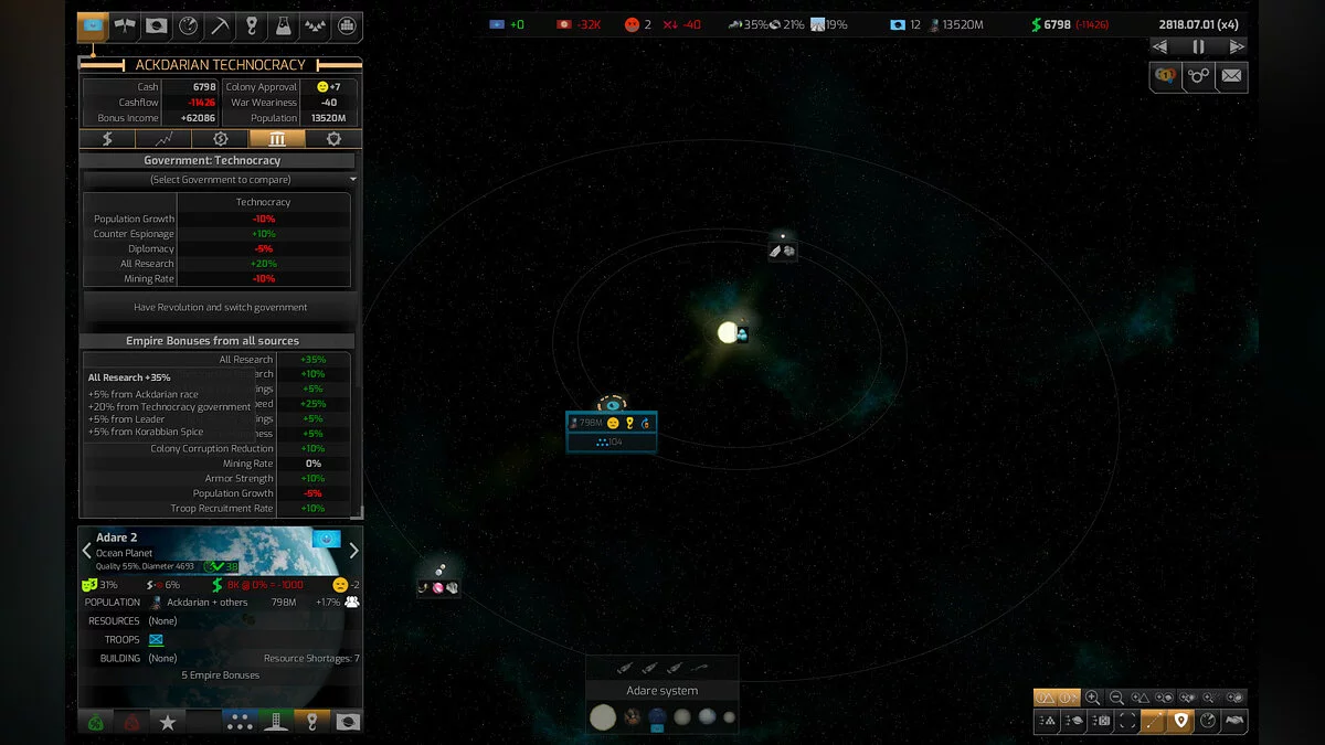 Скриншот из игры Distant Worlds 2 - 24