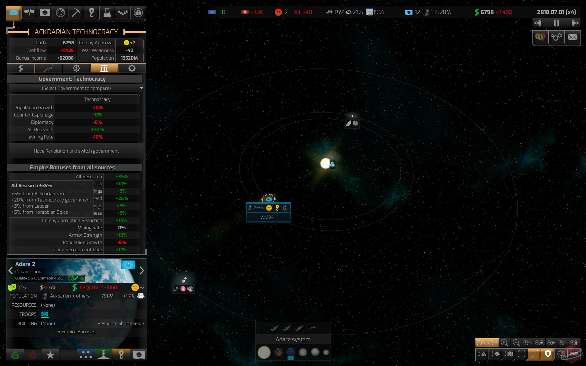 Скриншот из игры Distant Worlds 2 - 2