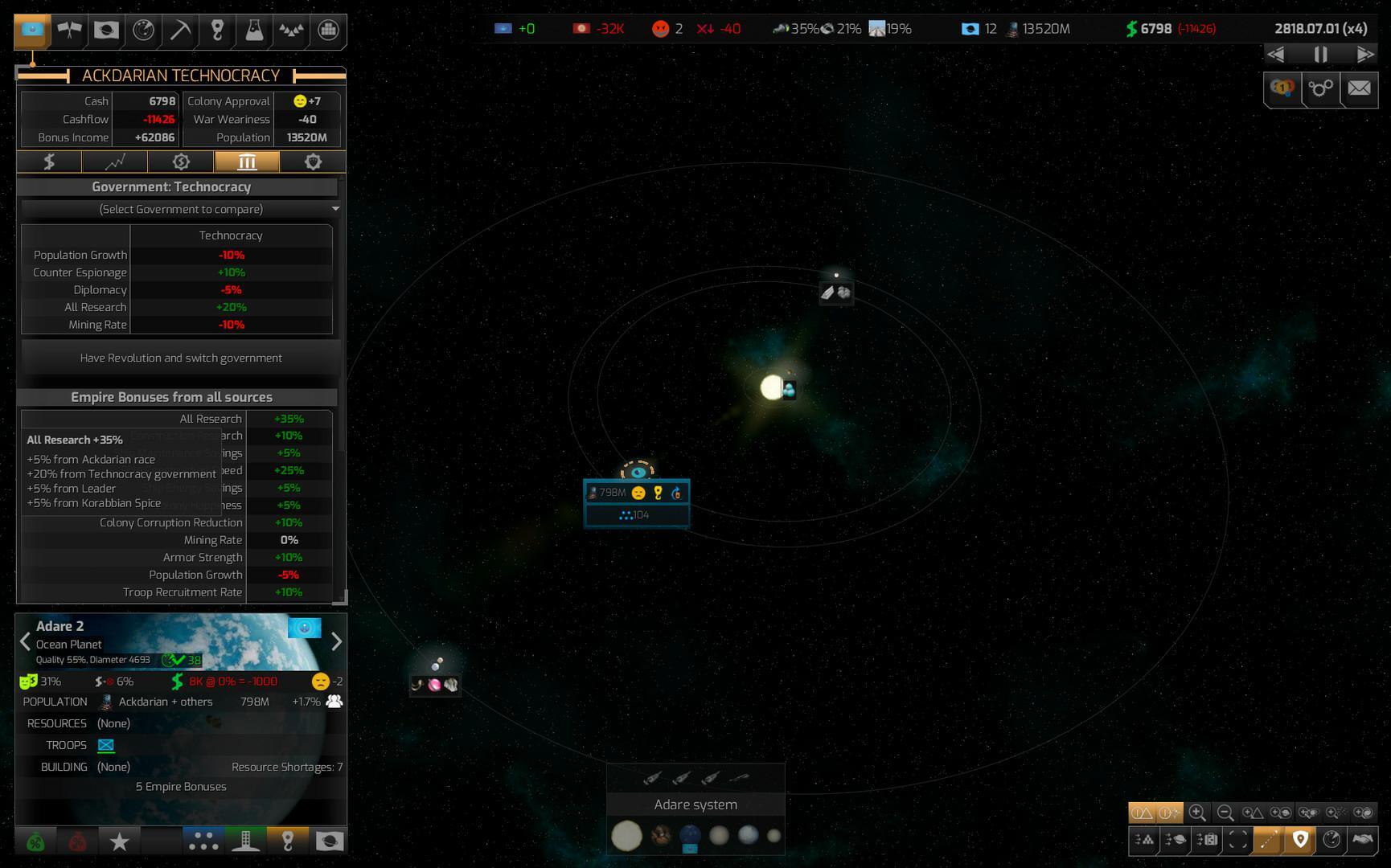 Скриншот из игры Distant Worlds 2 - 35