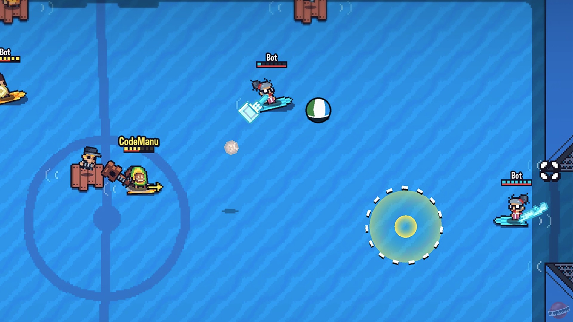 Скриншот из игры Guts 'N Goals - 2