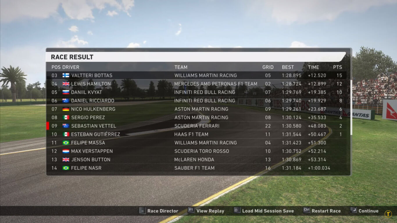 Скриншот из игры F1 2016 - 31