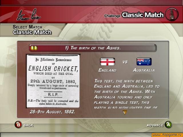 Скриншот из игры Brian Lara International Cricket 2005 - 62