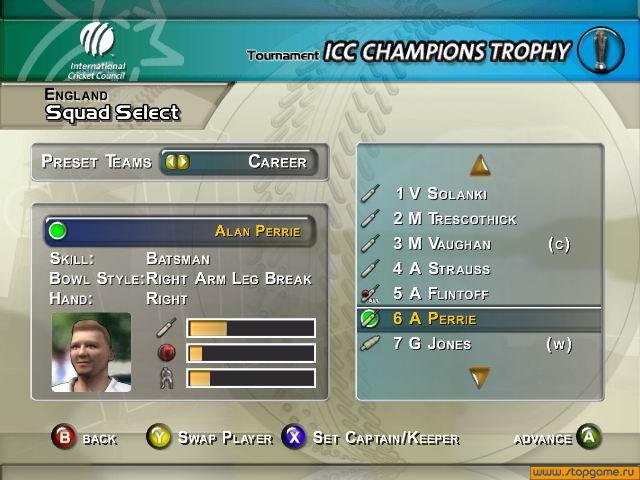 Скриншот из игры Brian Lara International Cricket 2005 - 56
