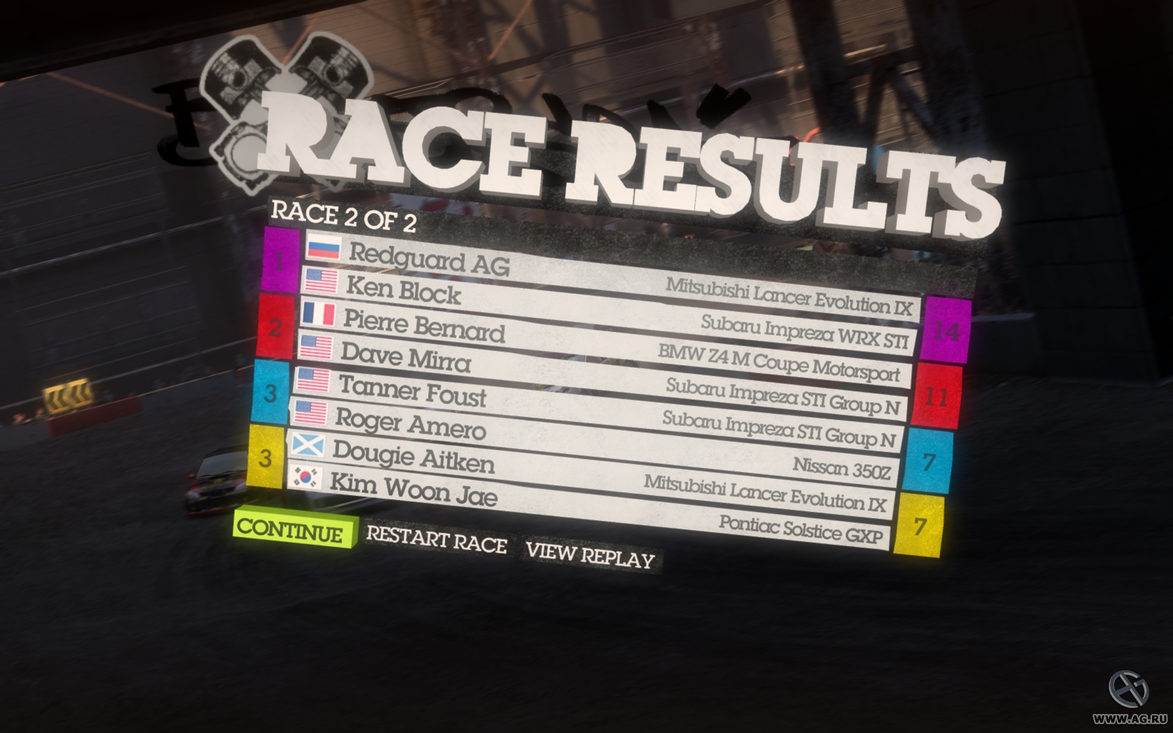Скриншот из игры Colin McRae: Dirt 2 - 168