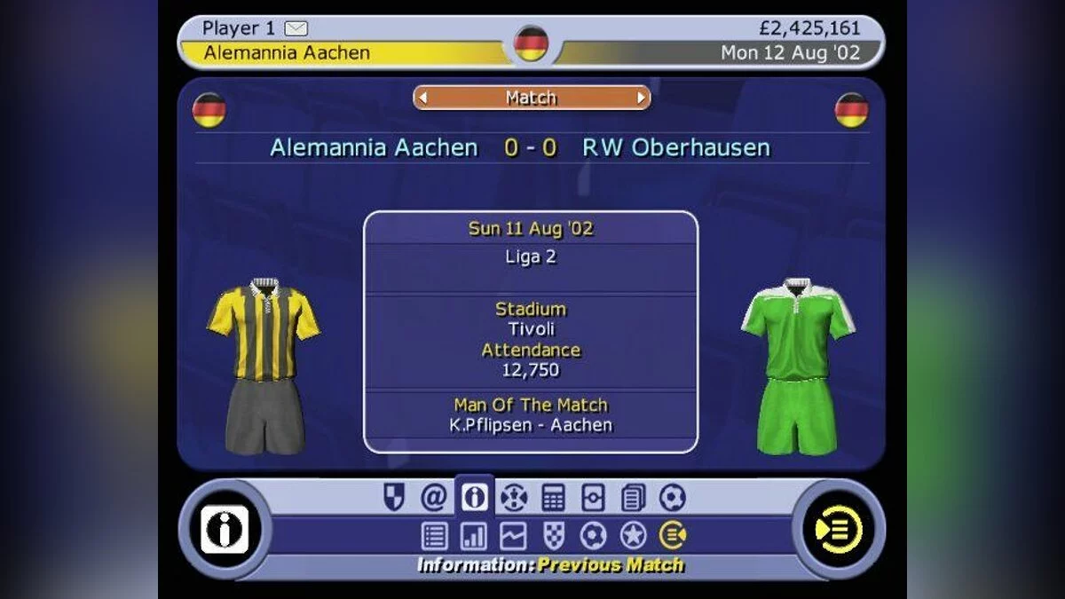 Скриншот из игры LMA Manager 2003 - 5
