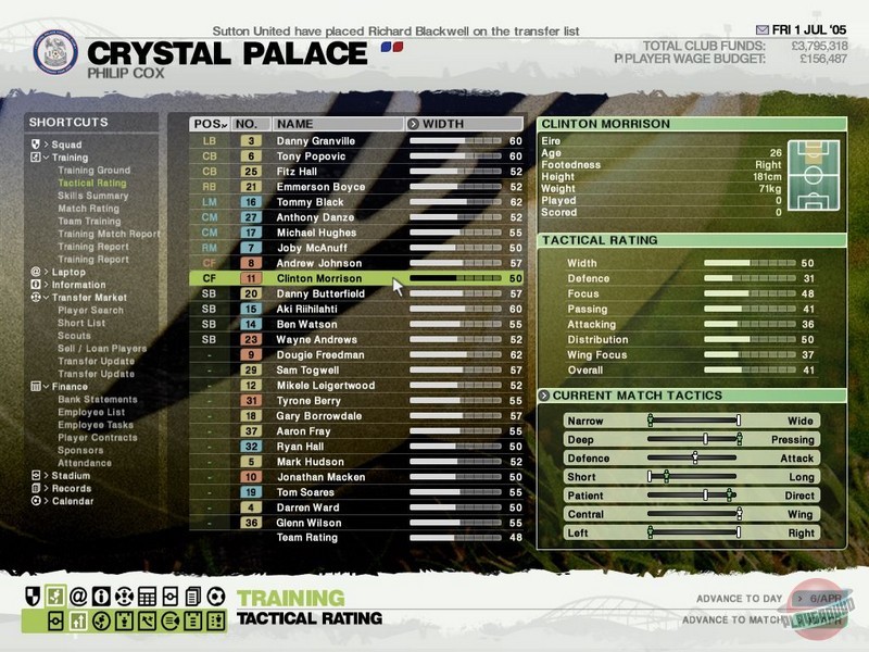 Скриншот из игры LMA Manager 2006 - 2