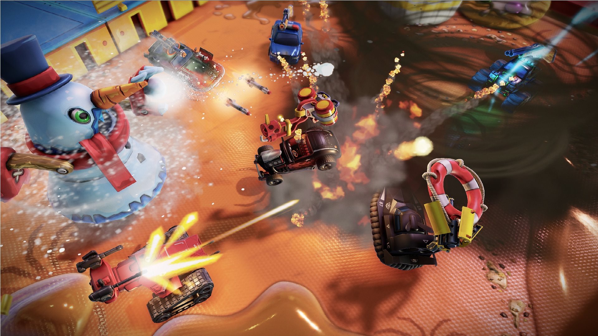 Скриншот из игры Micro Machines World Series - 64