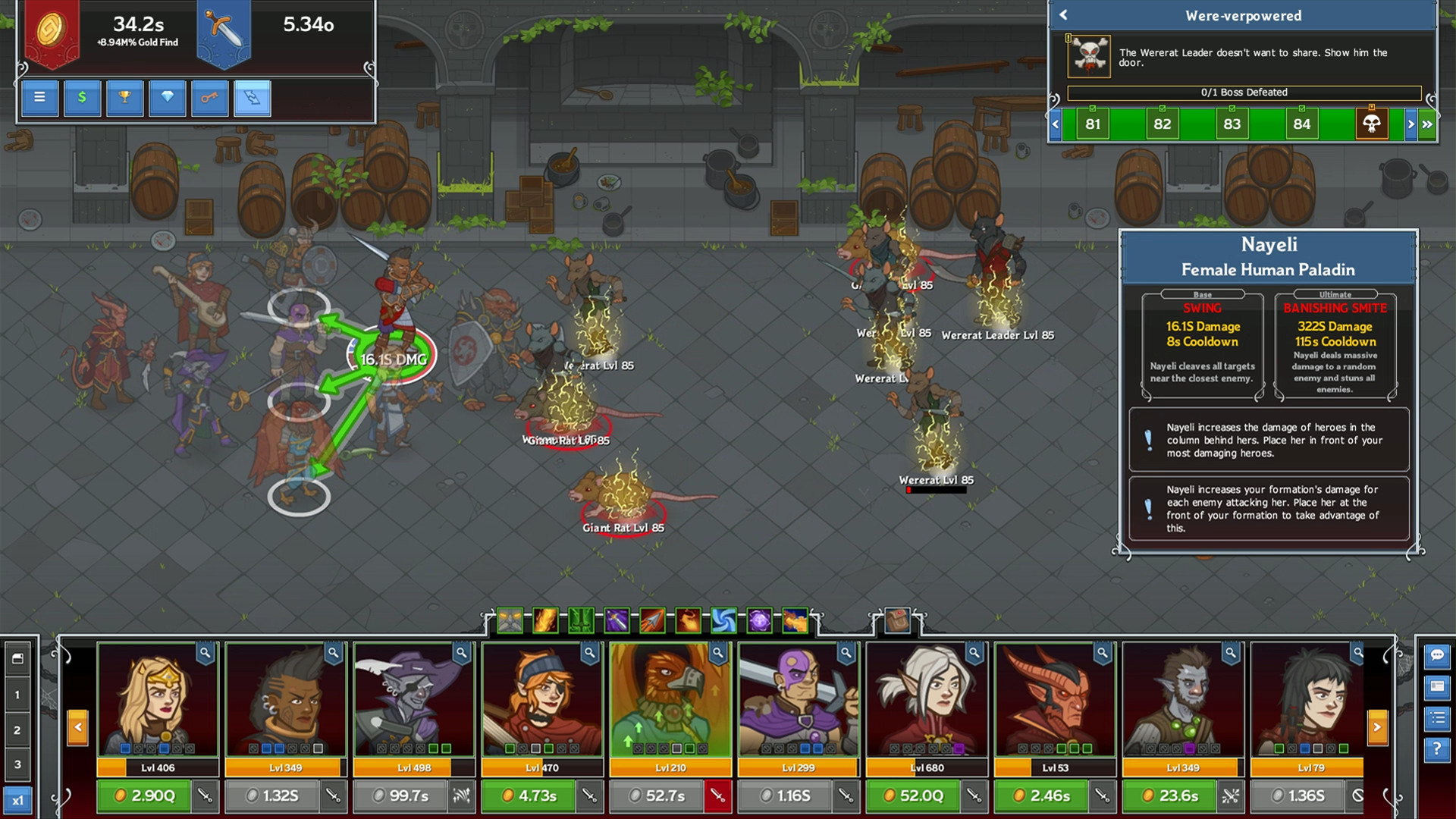 Скриншот из игры Idle Champions of the Forgotten Realms - 34