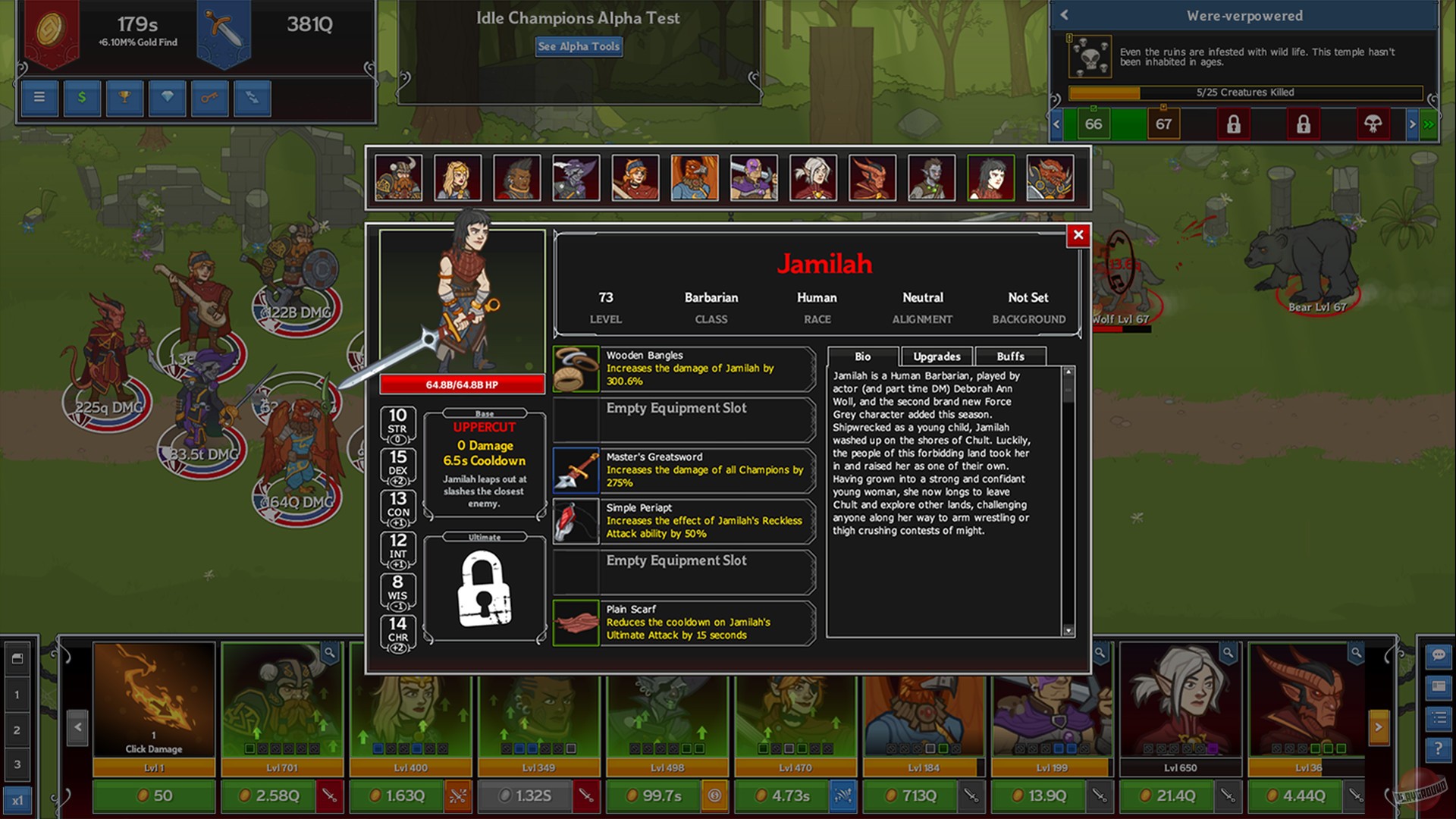 Скриншот из игры Idle Champions of the Forgotten Realms - 14