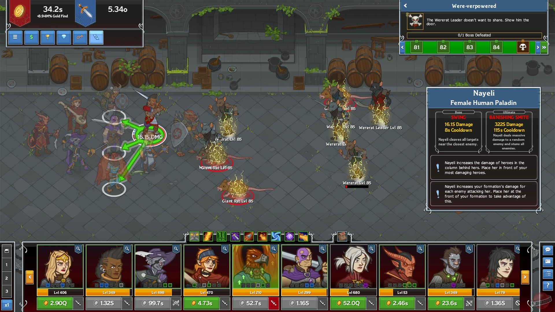 Скриншот из игры Idle Champions of the Forgotten Realms - 6